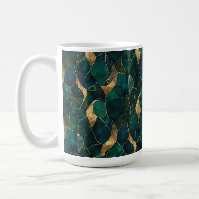 Luxuriöse geometrische Abstrakte Tasse (Links)