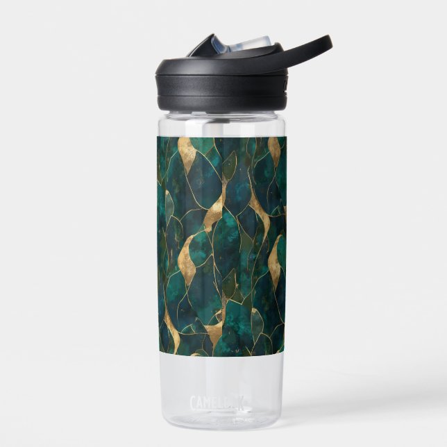 Luxuriöse geometrische Abstrakte Wasserflasche Trinkflasche (Links)