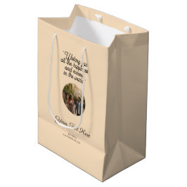 Luxuriöse Geschenktasche in einer Farbe - Vielseit Mittlere Geschenktüte
