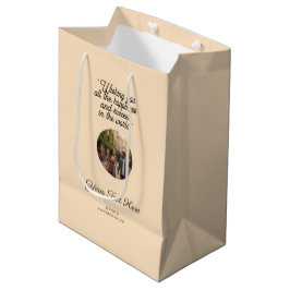 Luxuriöse Geschenktasche in einer Farbe - Vielseit Mittlere Geschenktüte