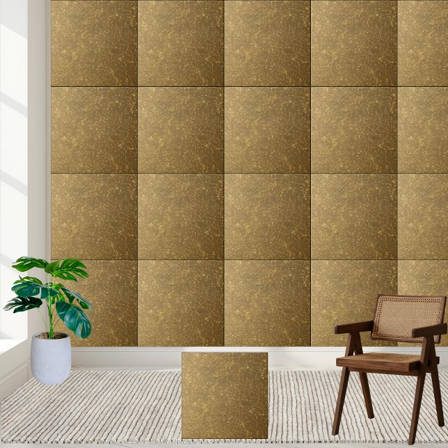 Luxuriöse goldbraun glänzende Glitzer Wandböden Fliese (Luxury Gold Brown Sparkling Glitter Wall Floor Ceramic Tile)