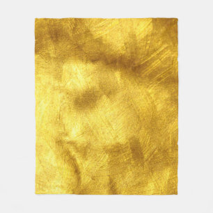Luxuriöse goldene Texturdesign Fleecedecke