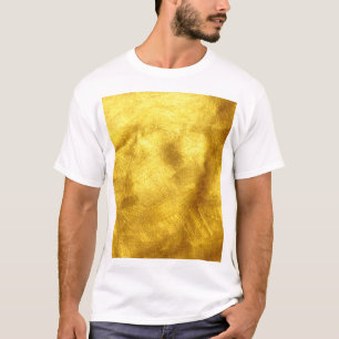 Luxuriöse goldene Texturdesign T-Shirt