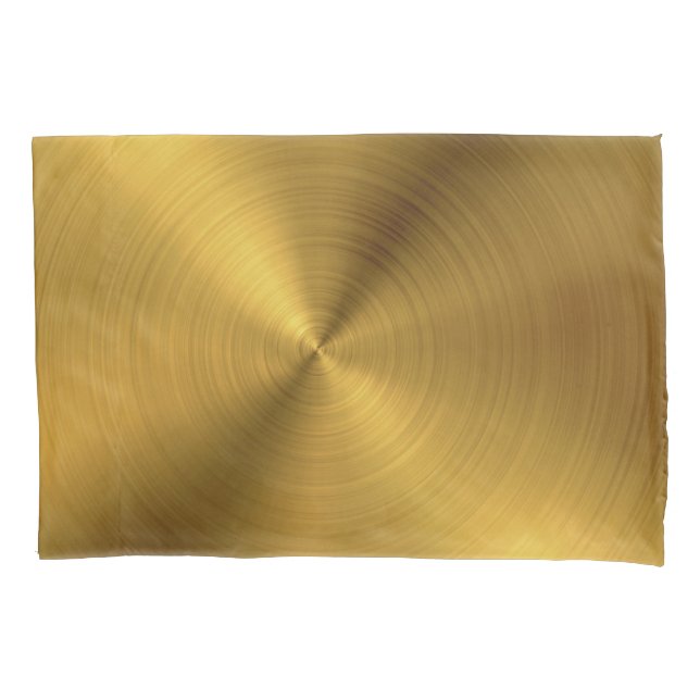 Luxuriöse goldgegossene Metallgewebe 6 Kissenbezug (Vorderseite-Links)