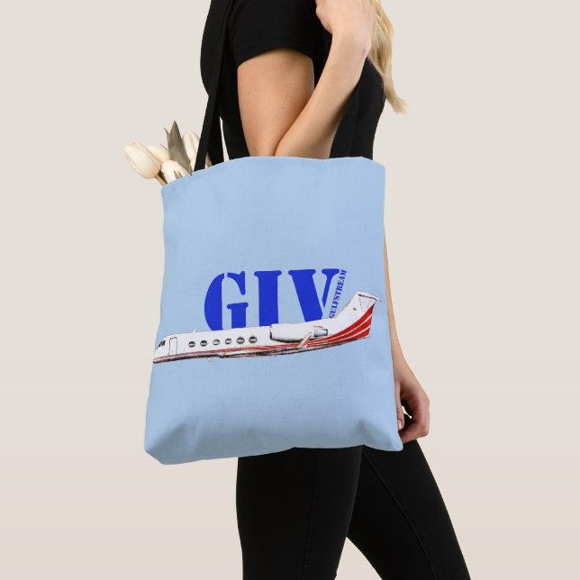 Luxuriöse Gulfstream IV Private Jet Tasche (Von Nahem)
