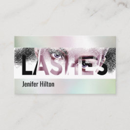 Luxuriöse Holografie-Striche-Dispersions-Logo Visitenkarte