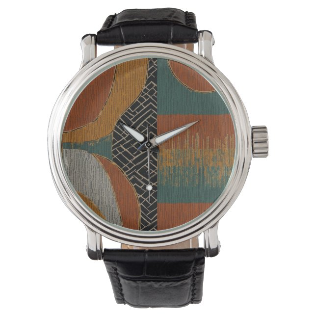 Luxuriöse Insel Afrikanische Karibik Armbanduhr (Vorderseite)