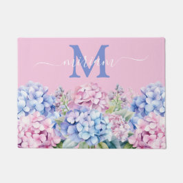 Luxuriöse Kitchen Floor Mat: Hydrangeas Door Mat Fußmatte