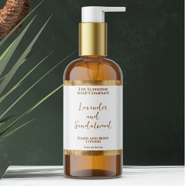 Luxuriöse Kosmetik mit weißer und goldener Folie F Rechteckiger Aufkleber