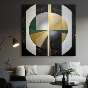 Luxuriöse kosmische Geometrie Poster