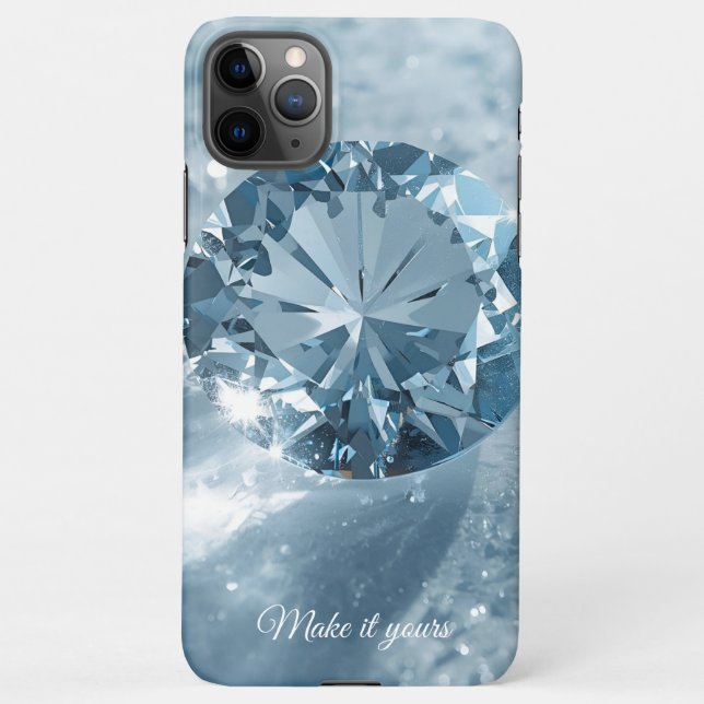 Luxuriöse Kristallhandbuchung - Add Your Loved One iPhone Hülle (Rückseite)