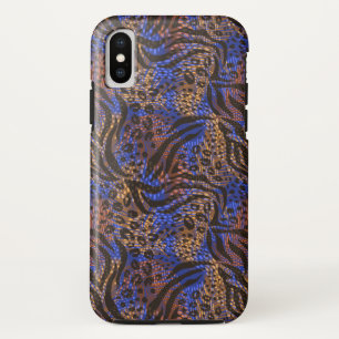 Luxuriöse Leopard- und Zebra-Druckmuster Case-Mate iPhone Hülle
