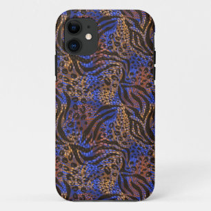 Luxuriöse Leopard- und Zebra-Druckmuster Case-Mate iPhone Hülle