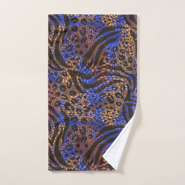 Luxuriöse Leopard- und Zebra-Druckmuster Handtuch (Handtuch)