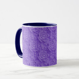 Luxuriöse Lila Rose Beliebt Tasse