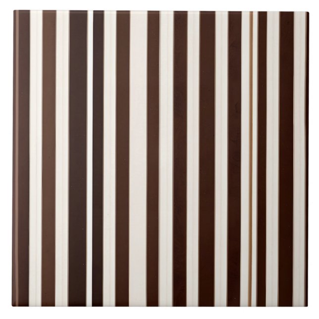 Luxuriöse Linen Moderne Braun-White Texture Collec Fliese (Vorderseite)