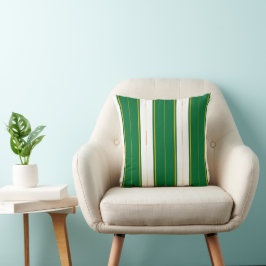 Luxuriöse Linen Moderne Green Gold Texture Collect Kissen