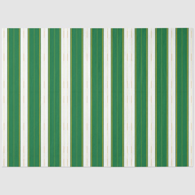 Luxuriöse Linen Moderne Green Gold Texture Collect Seidenpapier (Vorderseite)