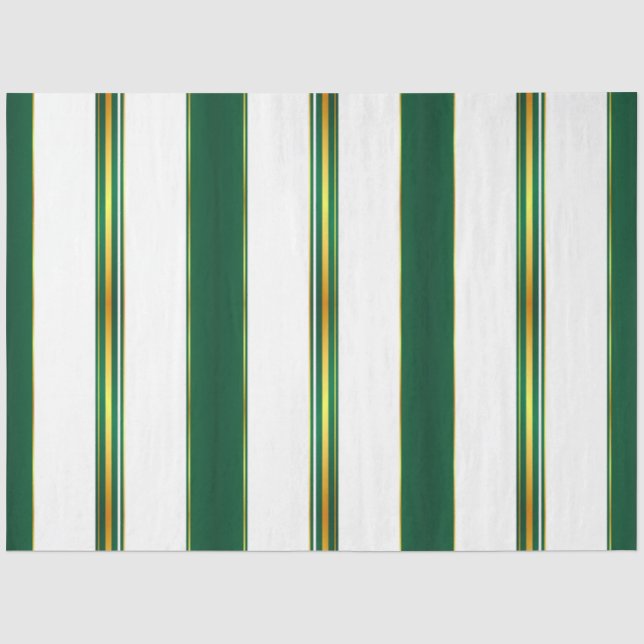 Luxuriöse Linen Trendy Green Gold Texture Collecti Seidenpapier (Vorderseite)