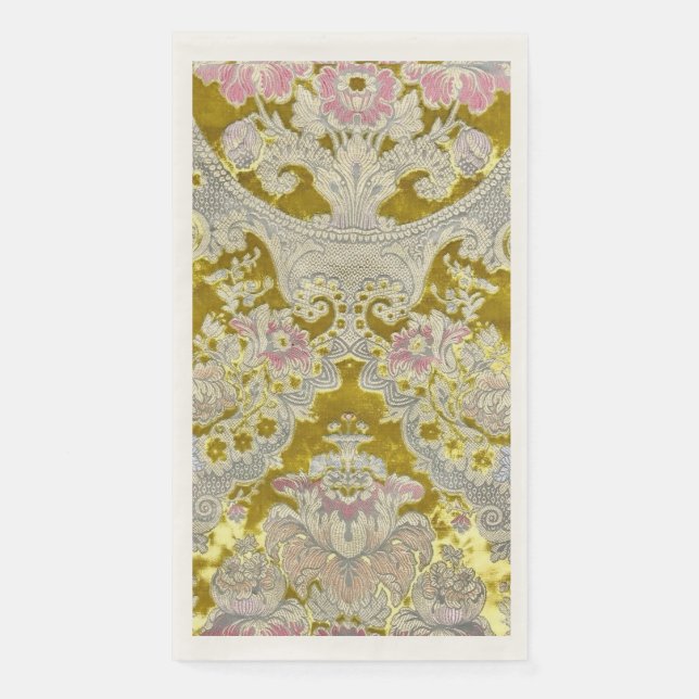 Luxuriöse Louis XVI Paisley Pattern Serviette (Vorderseite)