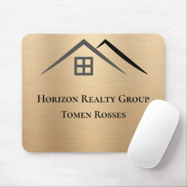 Luxuriöse Metallic Gold Real Anwesen Mousepad