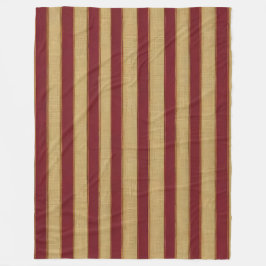 Luxuriöse moderne Burgundy Gold Linen Collection Fleecedecke