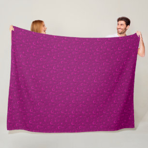 Luxuriöse Moderne Elegante Glitzer Rosa Herz Fleecedecke