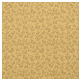 Luxuriöse moderne Gold Natural Floral Butterfly Stoff