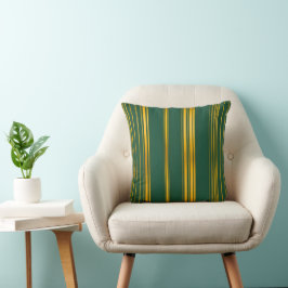 Luxuriöse moderne grüne Gold Textur Kollektion Kissen