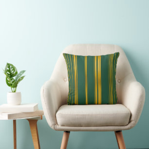 Luxuriöse moderne grüne Gold Textur Kollektion Kissen