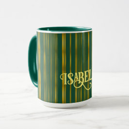 Luxuriöse moderne grüne Gold Textur Kollektion Tasse
