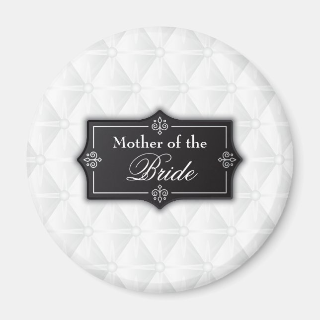 Luxuriöse Mutter der Braut Hochzeit | Magnet (Vorne)