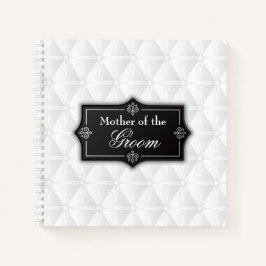 Luxuriöse Mutter des Groom Wedding Gästebuches Notizbuch