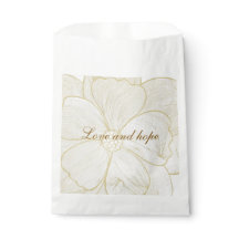 Luxuriöse Papier-Geschenktüten Golden Bloom