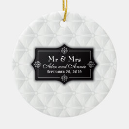 Luxuriöse personalisierte Verzierung der Keramikornament