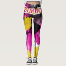 Luxuriöse Pink Bimbo Sissy Leggings