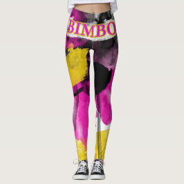 Luxuriöse Pink Bimbo Sissy Leggings