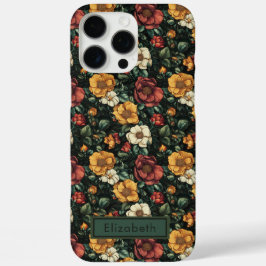 Luxuriöse Rose benutzerdefinierbarer Name iPhone C 16 Pro Max Hülle