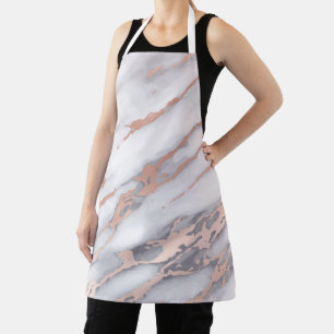 Luxuriöse Rose Gold Marmor Schürze