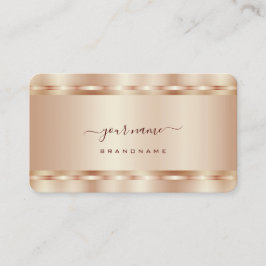 Luxuriöse Rose Gold Shimmer Effekt Beruflich Visitenkarte