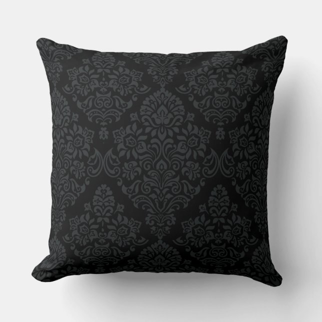 Luxuriöse Royal Damask Pattern Kissen (Vorderseite)