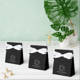 Luxuriöse Schwarze Elegant Custom Printed Napkins Geschenkschachtel