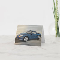 Luxuriöse Sportwagen Malerkarte