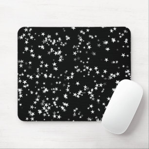 Luxuriöse Starry Sky Black Star Elegance Astronom Mousepad