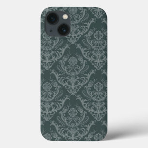 Luxuriöse Tapete aus grünem Blumenmotiv Case-Mate iPhone Hülle