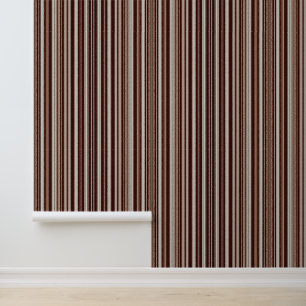 Luxuriöse Trendy Brown White Linen Texture Collect Tapete