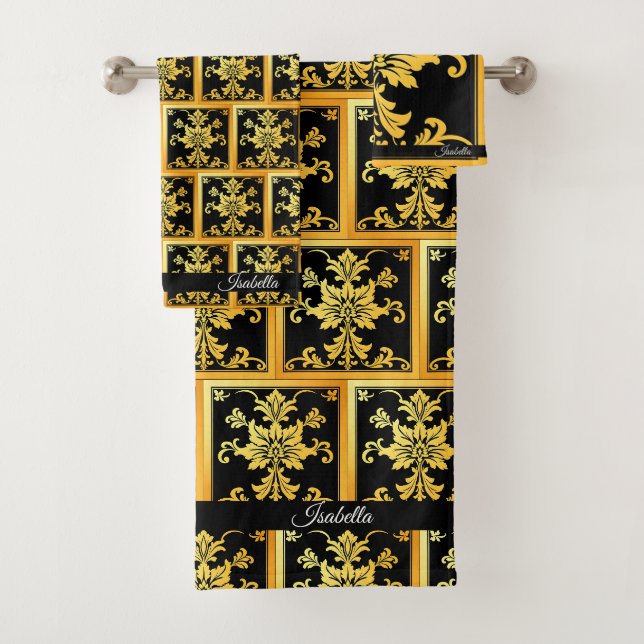 Luxuriöse Trendy Elegante Badhandtuch Set (Insitu)