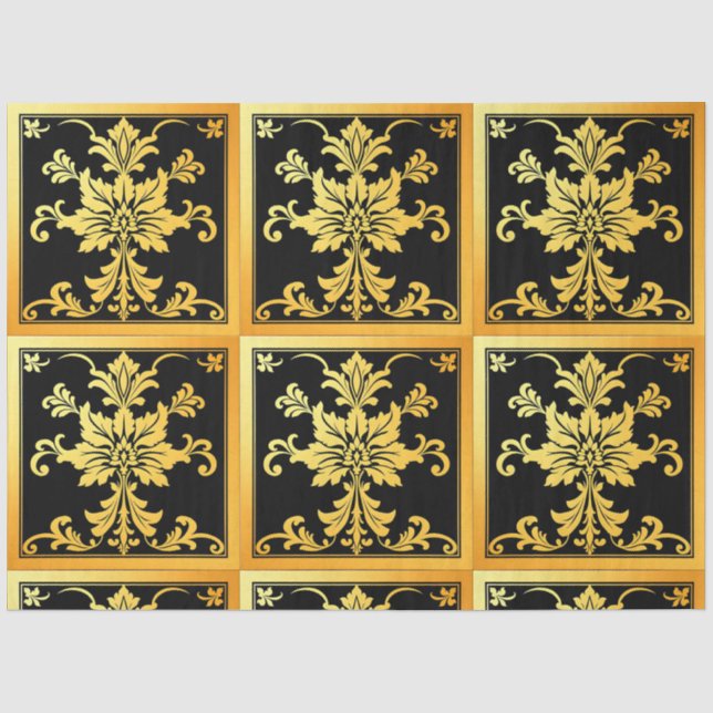Luxuriöse Trendy Elegante Seidenpapier (Vorderseite)
