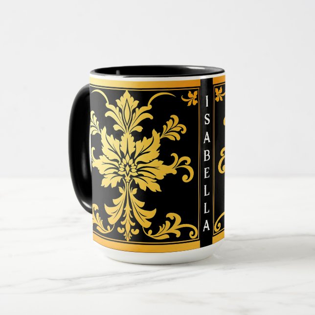 Luxuriöse Trendy Elegante Tasse (Vorderseite Links)
