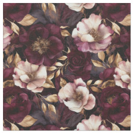 Luxuriöse Velvet-Blume Stoff